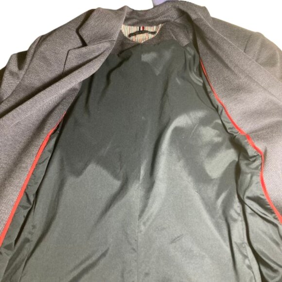 Tommy Hilfiger Women's Blazer size 12 Dark Blue Lined Academia Preppy Long - Picture 12 of 12